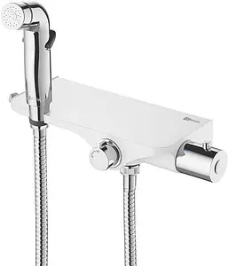 Гигиенический душ со смесителем Lemark Solo хром/белый LM7169CW, 1