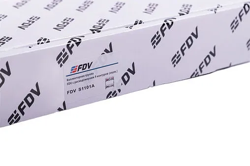 Группа коллекторная с расходомерами 9 отводов 1&quot;в/в x ¾&quot;ек FDV S1101A-1/9