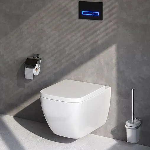 Унитаз подвесной безободковый Am.Pm Gem FlashClean белый C901701SC