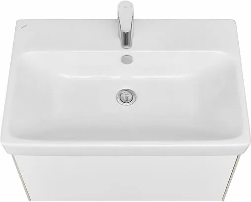 Тумба-умывальник подвесная Aquaton Марти 70 белый/ясень шимо 1A2675K0MY010