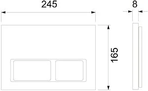 Инсталляция для подвесного унитаза Set 4 в 1 TECEspring V S401201 с кнопкой хром глянцевый, 3