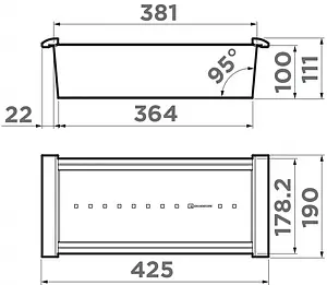 Коландер Omoikiri CO-02-IN нержавеющая сталь 4999002 Коландер Omoikiri CO-02-IN нержавеющая сталь 4999002, 2