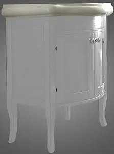 Тумба под умывальник напольная Kerasan Retro 69 белый матовый 735130 Тумба под умывальник напольная Kerasan Retro 69 белый матовый 735130, 1