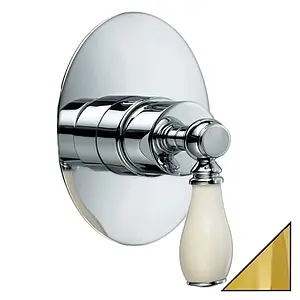 Смеситель для душа скрытого монтажа Bossini Retro золото/белый Z002201.021 Смеситель для душа скрытого монтажа Bossini Retro золото/белый Z002201.021, 1