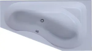 Ванна акриловая Aquatek Медея 170х95 R с каркасом (вклеенный) MED180-0000012, 1
