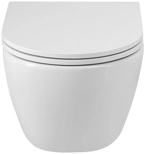 Унитаз подвесной безободковый Cezares Relax Tornado белый CZR-38088-49-TH-TOR/SC