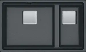 Мойка кухонная Franke Kubus 2 KNG 120 графит 125.0528.635, 1