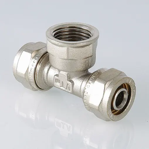 Тройник компрессионный переходной 32мм x 1¼"в x 32мм Valtec VTm.332.N.320732 Тройник компрессионный переходной 32мм x 1¼"в x 32мм Valtec VTm.332.N.320732