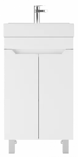 Тумба-умывальник напольный Айсберг Мечта 50 белый DM2301T+4607152361544