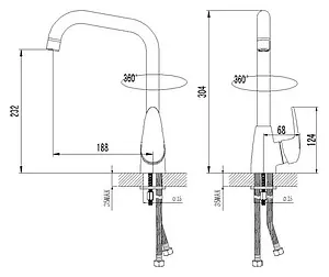 Смеситель для кухни Lemark Pramen белый матовый LM3305LM331 Смеситель для кухни Lemark Pramen белый матовый LM3305LM331, 2