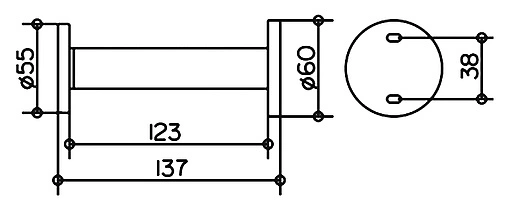 Держатель для запасных рулонов Keuco Edition 30 хром 30063010000