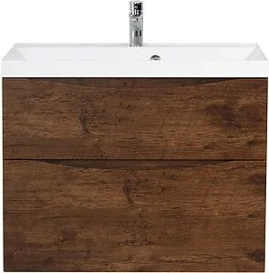 Тумба-умывальник подвесная BelBagno MARINO-H60 90 Rovere Moro MARINO-H60-900-2C-SO-RW-P+, 1