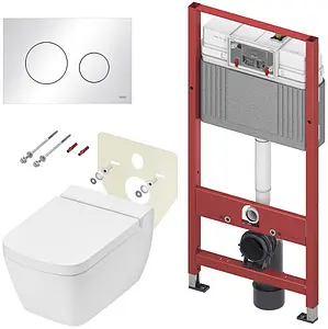 Комплект 6 в 1 TECEone K440920.WC2 с кнопкой TECEloop 9240920 белый глянцевый, 1