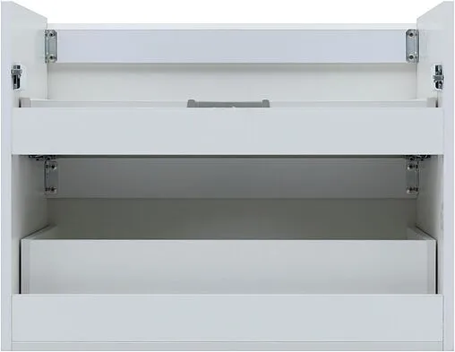 Тумба-умывальник подвесная Aquanet Эмбер 80 белый матовый 00330467+11080-KL