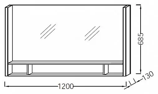 Зеркало Jacob Delafon Terrace 120 EB1183-NF