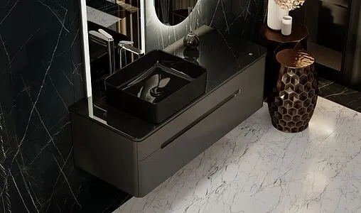 Тумба под умывальник подвесная Jorno Shine 120 антрацит Shi.01.120/P/A