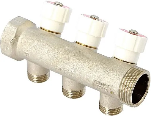 Коллектор регулирующий проходной 3 отвода 1"в/н x ½"к Uni-fitt 404N4230 Коллектор регулирующий проходной 3 отвода 1"в/н x ½"к Uni-fitt 404N4230