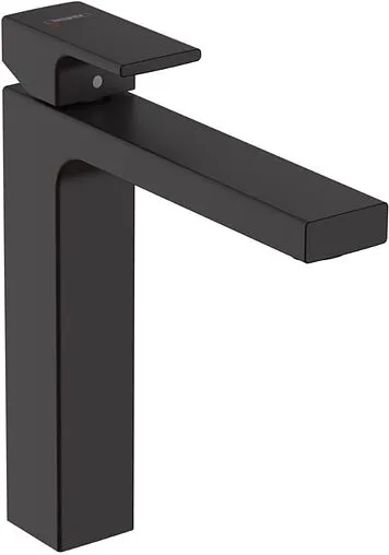 Смеситель для раковины Hansgrohe Vernis Shape 190 чёрный матовый 71562670