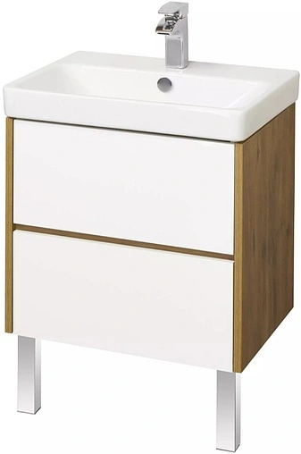 Тумба-умывальник Aquaton Сканди 70 белый/дуб рустикальный 1A2518K0SDZ90