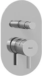 Смеситель для душа скрытого монтажа Ravak Espirit хром X070204 Смеситель для душа скрытого монтажа Ravak Espirit хром X070204, 1