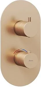 Термостат для 2 потребителей Ravak Espirit розовое золото X070360 Термостат для 2 потребителей Ravak Espirit розовое золото X070360, 1
