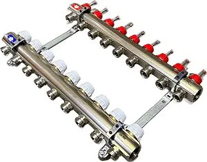 Группа коллекторная с расходомерами 9 отводов 1"в/в x ¾"ек Uni-fitt 440I4309 Группа коллекторная с расходомерами 9 отводов 1"в/в x ¾"ек Uni-fitt 440I4309, 1