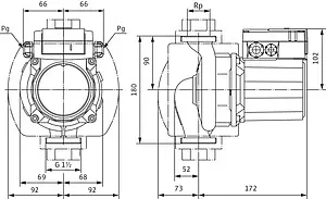 Насос циркуляционный для ГВС Wilo TOP-Z 25/10 DM 2175509 Насос циркуляционный для ГВС Wilo TOP-Z 25/10 DM 2175509, 3