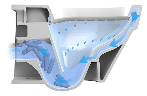 Унитаз подвесной безободковый Laufen Pro Rimless белый 8.2096.6.000.000.1