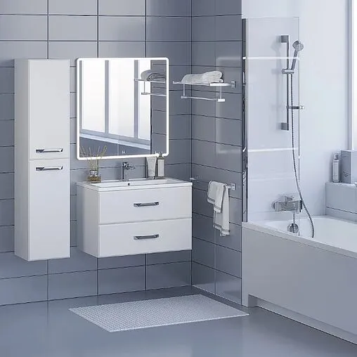 Тумба-умывальник подвесная Uperwood Foster 80 белый 291020531 Тумба-умывальник подвесная Uperwood Foster 80 белый 291020531