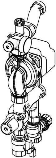 Узел насосно-смесительный с насосом Energy Saving ES2 25-60 TECEfloor ServoMix 77450005