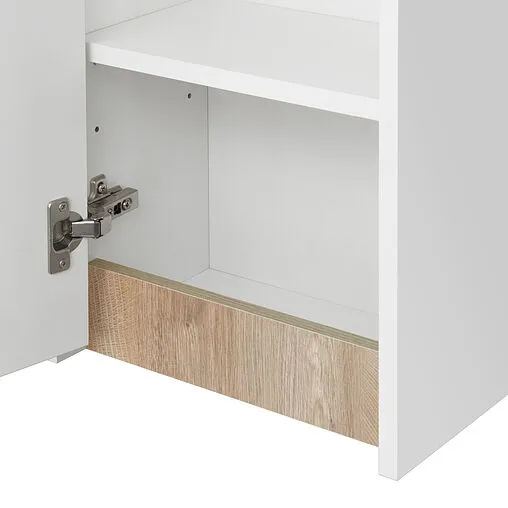 Шкаф Aquaton Марти 35 белый/дуб эндгрейн 1A270203MY010