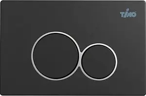 Клавиша смыва для унитаза Timo Kulo FP-001MB черный матовый, 1