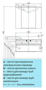 Шкаф-зеркало Aquaton Ричмонд 100 белый 1A145102RD010, 2