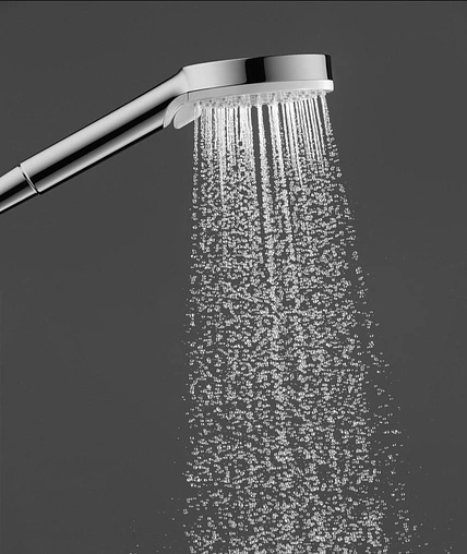 Душевая стойка Hansgrohe Crometta 100 Vario 2jet 65см хром/белый 26553400 Душевая стойка Hansgrohe Crometta 100 Vario 2jet 65см хром/белый 26553400