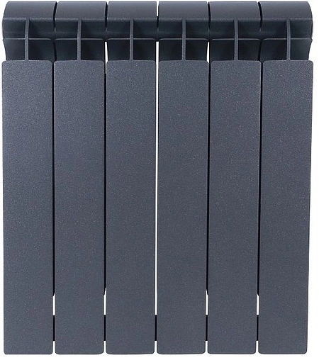 Радиатор биметаллический 6 секций Global Style Plus 500 черный Радиатор биметаллический 6 секций Global Style Plus 500 черный