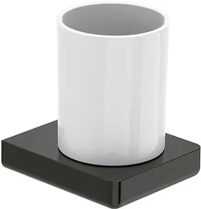 Стакан Roca Tempo чёрный 817021022, 1