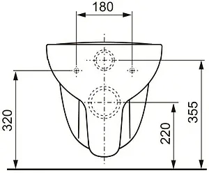 Унитаз подвесной TECE V04 белый 9700004, 4