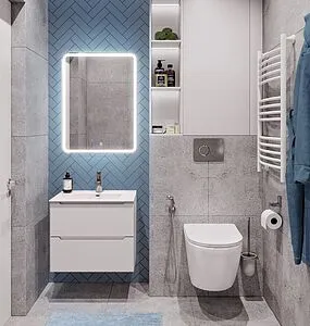 Тумба под умывальник подвесная BelBagno ETNA 70 Rovere Bianco ETNA-700-2C-SO-WO-P Тумба под умывальник подвесная BelBagno ETNA 70 Rovere Bianco ETNA-700-2C-SO-WO-P, 4
