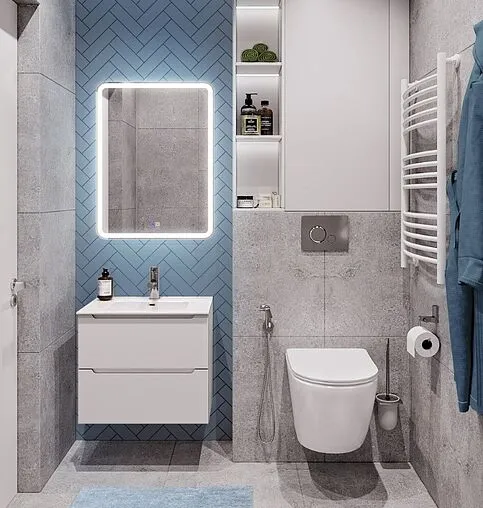 Тумба под умывальник подвесная BelBagno ETNA 70 Rovere Bianco ETNA-700-2C-SO-WO-P
