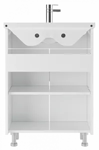Тумба-умывальник напольная Айсберг Стандарт 60 белый DA2403T+4607152361513 Тумба-умывальник напольная Айсберг Стандарт 60 белый DA2403T+4607152361513, 4