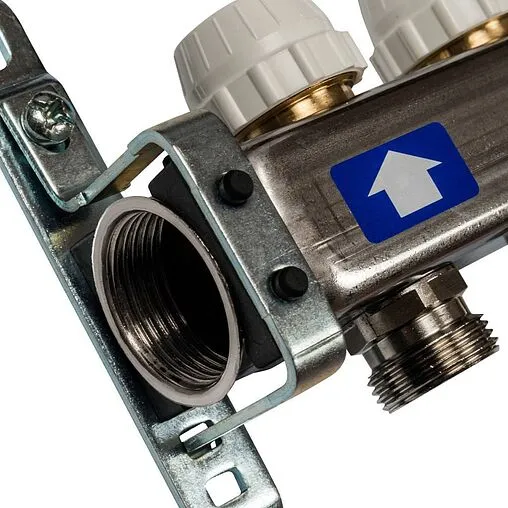 Группа коллекторная с расходомерами 7 отводов 1"в/в x ¾"ек Stout SMS 0917 000007