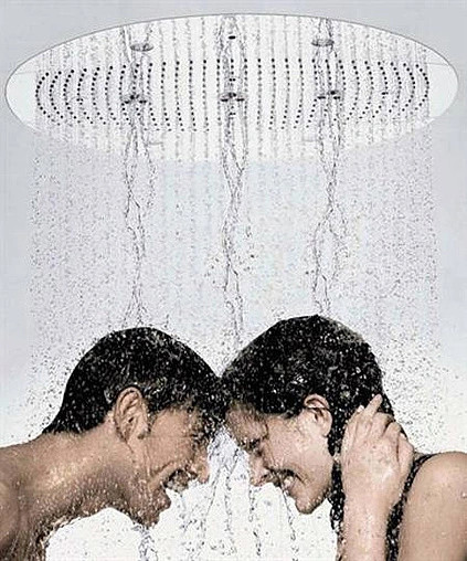 Лейка верхнего душа без подсветки Hansgrohe Raindance Rainmaker 600 3jet хром 28403000