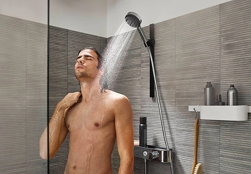 Термостат для душа Hansgrohe ShowerTablet Select 400 белый матовый 24360700
