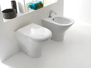 Биде напольное Kerasan Aquatech белый 372001, 3