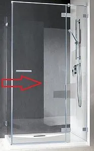 Душевая дверь 500мм прозрачное стекло Radaway Euphoria KDJ/DWJ 512 R 383512-01R, 1