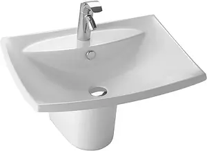 Раковина Jacob Delafon Escale 65 белый E1211-00 Раковина Jacob Delafon Escale 65 белый E1211-00, 3