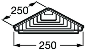 Полка Roca Nuova хром 816534001, 2