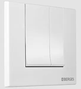 Клавиша смыва для унитаза BERGES Novum S4 Soft Touch 040044 белый матовый Клавиша смыва для унитаза BERGES Novum S4 Soft Touch 040044 белый матовый, 4