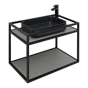 Консоль подвесная Allen Brau Liberty 75 чёрный браш 1.33001.BB, 3