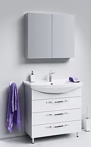 Тумба-умывальник напольная Aqwella Allegro 85 белый Agr.01.08/3+4620008197357 Тумба-умывальник напольная Aqwella Allegro 85 белый Agr.01.08/3+4620008197357, 3